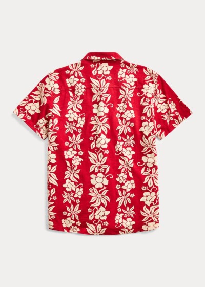 Ralph Lauren Jersey Hawaiian Camp Skjorter Herre Danmark (ZRVSL1802)